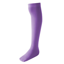 画像をギャラリービューアに読み込む, キッズ ソックス オーバーニー 80デニール ニーハイ 膝上 ひざ上 17-20cm・20-23cm 派手 靴下 子供 こども 女の子 女児 タイツ生地 冬 秋 無地 カラー (在庫限り)