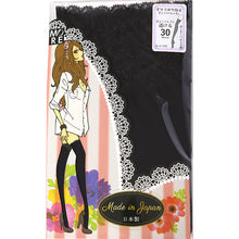 画像をギャラリービューアに読み込む, ガータータイツ ズレにくい ベルト不要 滑り止めつき 30デニール 22-25cm ガーター ガーターストッキング タイツ 太もも丈 日本製