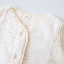 画像をギャラリービューアに読み込む, キッズ スリーパー もこもこ 冬 シープタッチ ベスト ノースリーブ 100-130cm 着る毛布 子供 男の子 女の子 ボア 袖なし 前開き 暖かい 防寒 寒さ対策 子供服 ルームウェア パジャマ あったか 100 110 120 130
