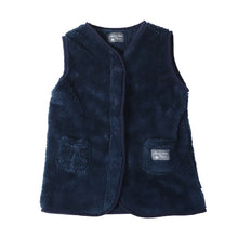 画像をギャラリービューアに読み込む, キッズ スリーパー もこもこ 冬 シープタッチ ベスト ノースリーブ 100-130cm 着る毛布 子供 男の子 女の子 ボア 袖なし 前開き 暖かい 防寒 寒さ対策 子供服 ルームウェア パジャマ あったか 100 110 120 130