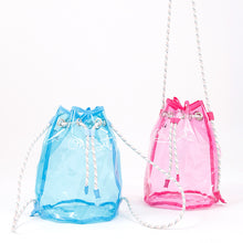 画像をギャラリービューアに読み込む, プールバッグ 女の子 男の子 キッズ スイムバッグ ボンサック クリア 約23×32cm (リュックサック キッズ 透明 スイミングバッグ 水泳バッグ 男の子 女の子 サブバッグ スイミング プール 水泳 サブバック 通園 通学 入園準備 入学準備 防水) (在庫限り)