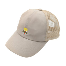 画像をギャラリービューアに読み込む, メッシュキャップ キッズ キャップ 女の子 男の子 メッシュ 帽子 ジュニア 子供 涼しい 約53cm (子ども ワンポイント こども おしゃれ かわいい 小学生 子供用キャップ シンプル) (在庫限り)