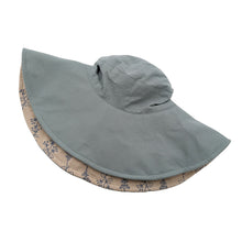 画像をギャラリービューアに読み込む, 帽子 レディース ハット UVカット つば広 リバーシブル おしゃれ 紫外線 日よけ 約58cm コットン 女性 紫外線対策 日除け 無地 柄 日焼け対策 uv 綿100% (在庫限り)