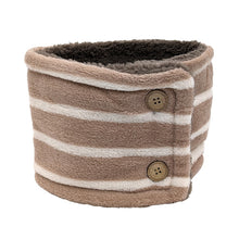 画像をギャラリービューアに読み込む, キッズ ネックウォーマー おしゃれ ボタン付き ボタンなし 子供 かわいい ストール フリーサイズ ボア チェック ボーダー 子供用 ふわふわ もこもこ 防寒 あったかい あたたかい (在庫限り)