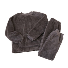 画像をギャラリービューアに読み込む, パジャマ レディース 冬 もこもこ ルームウェア 上下 上下セット M-L かわいい あったかい 婦人 ふわふわ 無地 シープタッチ 暖かい