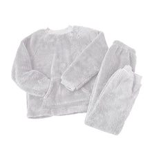 画像をギャラリービューアに読み込む, パジャマ レディース 冬 もこもこ ルームウェア 上下 上下セット M-L かわいい あったかい 婦人 ふわふわ 無地 シープタッチ 暖かい