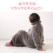 画像をギャラリービューアに読み込む, ガウン 暖かい レディース ルームウェア 冬 もこもこ ロングガウン ロング丈 シープタッチ 羽織り 着る毛布 M-L パジャマ 部屋着 ルームウエア 長袖 羽織 上着 ふわふわ 起毛 あったかい 冷え対策 防寒着 (在庫限り)