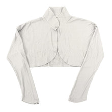 画像をギャラリービューアに読み込む, レディース ボレロ uvカット おしゃれ リブ 紫外線 紫外線対策 M-L 日焼け 日焼け防止 日焼け止め 日焼け対策 冷房対策 uv 無地 夏用 UVカット シンプル (在庫限り)