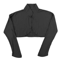 画像をギャラリービューアに読み込む, レディース ボレロ uvカット おしゃれ リブ 紫外線 紫外線対策 M-L 日焼け 日焼け防止 日焼け止め 日焼け対策 冷房対策 uv 無地 夏用 UVカット シンプル (在庫限り)