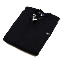 画像をギャラリービューアに読み込む, スクールセーター 女子 コットン 制服 ニット Vネック S~L OLIVE des OLIVE スクールニット 学生 女子高生 女の子 レディース 防寒 綿 ワンポイント (送料無料) (在庫限り)