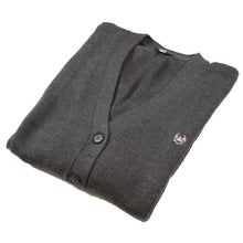 画像をギャラリービューアに読み込む, スクール カーディガン 女子 コットン 綿 制服 ニット ワンポイント 刺繍 S スクールカーディガン 学生 女の子 女子高生 中学生 防寒 洗える おしゃれ (送料無料) (在庫限り)