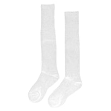 画像をギャラリービューアに読み込む, ハイソックス キッズ 2足組 16-18cm~22-24cm (子供用 ジュニア 子供 靴下 通学 スクール 防臭 ずり落ちにくい 女の子 男の子 中学生 白 紺 ネイビー 無地) (在庫限り)