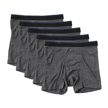 画像をギャラリービューアに読み込む, 【 5枚セット 】ボクサーパンツ ボクサーブリーフ メンズ インナー ボクサー まとめ買い M~LL (無地 下着 パンツ 紳士下着 紳士肌着 男性 紳士 シンプル 前あき M L LL)