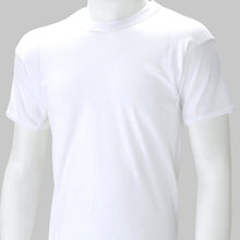 画像をギャラリービューアに読み込む, メンズ 半袖 クルーネック シャツ Tシャツ 3枚セット M~LL (tシャツ 男性 紳士 肌着 下着 綿100% 丸首 インナー 半袖丸首シャツ 保湿 セット 綿 CARAON キャロン M L LL) (取寄せ)