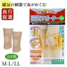 画像をギャラリービューアに読み込む, セルヴァン 膝 磁気 磁石 サポーター M~LL (サポータ テーピング 保温 暖かい 軽い 捻挫 関節 血行促進 リラックス コリ 緩和 ひざサポーター 永久磁石 綿混 冷え むくみ 健康グッズ 国産 日本製 医療) (介護用品) (取寄せ)