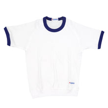 画像をギャラリービューアに読み込む, 体操服 半袖 丸首 スクール 体操着 tシャツ 白 無地 コットン 綿 ポリエステル 小学生 体育 120~150cm (男女兼用 男の子 女の子 キッズ こども 児童 綿混)