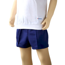 画像をギャラリービューアに読み込む, 体操服 短パン 半ズボン ショートパンツ スクール 体操着 tシャツ 白 無地 コットン 綿 ポリエステル 小学生 体育 120~150cm (男女兼用 男の子 女の子 キッズ こども 児童 綿混)