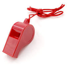 画像をギャラリービューアに読み込む, ホイッスル プラスチック 笛 呼子 体育 部活 レッスン 陸上 学用品 フリー (赤 青 白 黄 体育祭 応援団 チアリーダー) (在庫限り)