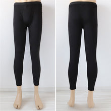 画像をギャラリービューアに読み込む, メンズ タイツ レギンス インナーボトム ロングタイツ 発熱 スパッツ M~LL (男 紳士 男性 防寒 肌着 下着 ボトムス 保温 吸湿発熱 静電気防止 吸汗速乾 M L LL) (紳士肌着) (在庫限り)