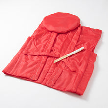 画像をギャラリービューアに読み込む, 還暦祝い 3点セット ちゃんちゃんこ 頭巾 扇子 ポリエステル100% 赤 お祝い 長寿祝い セット プレゼント 贈り物 ギフト 家族 記念日 敬老 退職 感謝 イベント フォトアイテム 室内撮影 和装 赤色 フリー (取寄せ)