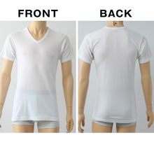 画像をギャラリービューアに読み込む, BVD インナー メンズ 半袖 vネック tシャツ 下着 カノコ メッシュ 2枚組 M~LL bvd インナーシャツ 肌着 v首 春夏 ホワイト 白 M L LL (在庫限り)