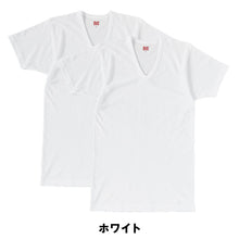 画像をギャラリービューアに読み込む, BVD インナー メンズ 半袖 vネック tシャツ 下着 カノコ メッシュ 2枚組 M~LL bvd インナーシャツ 肌着 v首 春夏 ホワイト 白 M L LL