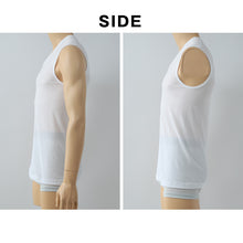 画像をギャラリービューアに読み込む, BVD インナー メンズ ノースリーブ vネック スリーブレス シャツ 鹿の子 メッシュ 2枚組 M~LL bvd tシャツ インナーシャツ 肌着 下着 v首 タンクトップ ランニング 春夏 ホワイト 白 M L LL (在庫限り)