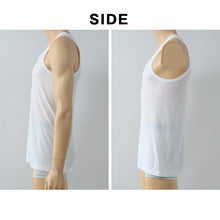 画像をギャラリービューアに読み込む, BVD ランニング シャツ タンクトップ 鹿の子 メッシュ メンズ インナー 2枚組 M~LL bvd tシャツ インナーシャツ 肌着 下着 ノースリーブ 春夏 ホワイト 白 M L LL (在庫限り)
