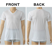 画像をギャラリービューアに読み込む, BVD インナー メンズ 半袖 vネック tシャツ 下着 メッシュ 2枚組 M~LL bvd インナーシャツ 肌着 v首 春夏 ホワイト 白 M L LL (在庫限り)
