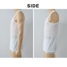 画像をギャラリービューアに読み込む, BVD ランニング シャツ メッシュ メンズ インナー タンクトップ 2枚組 M~LL bvd tシャツ インナーシャツ 肌着 下着 ノースリーブ 春夏 ホワイト 白 M L LL (在庫限り)