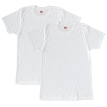 画像をギャラリービューアに読み込む, BVD インナー メンズ 半袖 tシャツ 丸首 2枚組 M~LL bvd インナーシャツ 肌着 下着 クルーネック 春夏 ホワイト 白 M L LL (在庫限り)