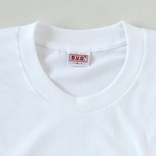 画像をギャラリービューアに読み込む, bvd tシャツ ゴールド 綿100 クルーネック メンズ LL 丸首 BVD インナー シャツ 肌着 下着 半袖 コットン シンプル 無地 白 黒 グレー