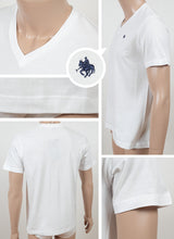 画像をギャラリービューアに読み込む, グンゼ インナー メンズ 綿100% 半袖 vネック Tシャツ POLO M~LL tシャツ シャツ 綿 下着 インナーシャツ V首 トップス 肌着 ポロ