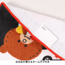 画像をギャラリービューアに読み込む, ハンドタオル ハンカチ 3枚組 キャラクター 柄違い キッズ 子供 保育園 幼稚園 小学生 小学校 約16×16cm プチハンドタオル ウォッシュタオル おしぼりタオル 3P 子供用タオル 入園 ネームタグ まとめ買い セット