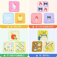 画像をギャラリービューアに読み込む, ハンドタオル ハンカチ 3枚組 キャラクター 柄違い キッズ 子供 保育園 幼稚園 小学生 小学校 約16×16cm プチハンドタオル ウォッシュタオル おしぼりタオル 3P 子供用タオル 入園 ネームタグ まとめ買い セット