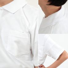 画像をギャラリービューアに読み込む, キッズ ポロシャツ 半袖 小学生 制服 小学校 スクール 子供 100cm~170cm 男の子 女の子 スクールシャツ 男子 女子 白 無地 学校 鹿の子 カノコ