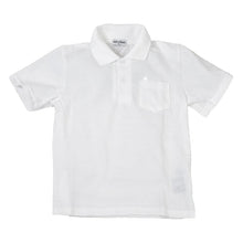 画像をギャラリービューアに読み込む, キッズ ポロシャツ 半袖 小学生 制服 小学校 スクール 子供 100cm~170cm 男の子 女の子 スクールシャツ 男子 女子 白 無地 学校 鹿の子 カノコ