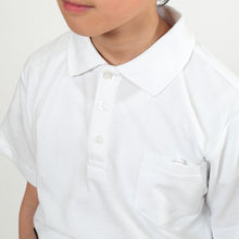 画像をギャラリービューアに読み込む, キッズ ポロシャツ 半袖 綿100% 小学生 制服 小学校 スクール 子供 100cm~160cm 男の子 女の子 スクールシャツ 男子 女子 白 無地 学校 吸汗速乾