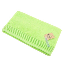 画像をギャラリービューアに読み込む, フェイスタオル グリーン ピンク ネイビー パープル 約34×80cm (綿100 無地)