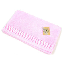 画像をギャラリービューアに読み込む, フェイスタオル グリーン ピンク ネイビー パープル 約34×80cm (綿100 無地)