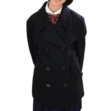 画像をギャラリービューアに読み込む, トンボ学生服 VARSITYMATE スクール用 通学用 男女兼用 ピーコート S~EL (トンボ 防寒 あたたかい 大きいサイズ 中学生 高校生 学校用 アウター 上着 コート スクール) (送料無料)