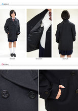 画像をギャラリービューアに読み込む, トンボ学生服 VARSITYMATE スクール用 通学用 男女兼用 ピーコート S~EL (トンボ 防寒 あたたかい 大きいサイズ 中学生 高校生 学校用 アウター 上着 コート スクール) (送料無料)