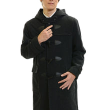 画像をギャラリービューアに読み込む, トンボ学生服 スクールコート ダッフルコート 男子 女子 軽い 暖かい S~EL 黒 グレー 軽量 防寒 あたたかい 中学性 高校生 学校用 アウター 上着 コート スクール (送料無料) (在庫限り)