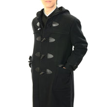 画像をギャラリービューアに読み込む, トンボ学生服 スクールコート ダッフルコート 男子 女子 軽い 暖かい S~EL 黒 グレー 軽量 防寒 あたたかい 中学性 高校生 学校用 アウター 上着 コート スクール (送料無料) (在庫限り)