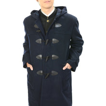 画像をギャラリービューアに読み込む, トンボ学生服 スクールコート ダッフルコート 男子 女子 軽い 暖かい S~EL 黒 グレー 軽量 防寒 あたたかい 中学性 高校生 学校用 アウター 上着 コート スクール (送料無料) (在庫限り)