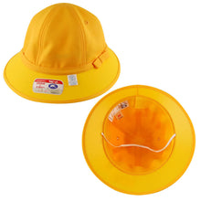 画像をギャラリービューアに読み込む, 小学生女子用 メトロ帽子 S~LL (キッズ 通学帽 黄色)