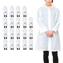 画像をギャラリービューアに読み込む, 雨合羽 20枚セット レインコート レインポンチョ ポンチョ 使い捨て 大人用 透明 雨具 コート・ポンチョ メンズ レディース クリア 大きい 子供用 カッパ 雨合羽 レイングッズ 雨の日 雨天