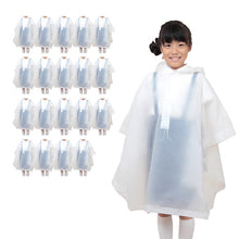 画像をギャラリービューアに読み込む, 雨合羽 20枚セット レインコート ポンチョ キッズ コート・ポンチョ 子供 雨合羽 カッパ 雨具 半透明 白 通学 遠足 レジャー 遊園地 防災 非常用