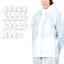 画像をギャラリービューアに読み込む, 雨合羽 20枚セット 使い捨て カッパ レインパーカー フード付き 雨具 M・L レイン レインコート 非常 大人用 防災 雨 レインスーツ フェス 登山 野外 ライブ 旅行