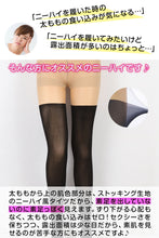 画像をギャラリービューアに読み込む, FreeFit ゆったりフェイクニーハイ 3L-4L~7L-8L (ラージサイズ 大きいサイズ ニーハイ風タイツ 伝線しにくい パンスト ストッキング)